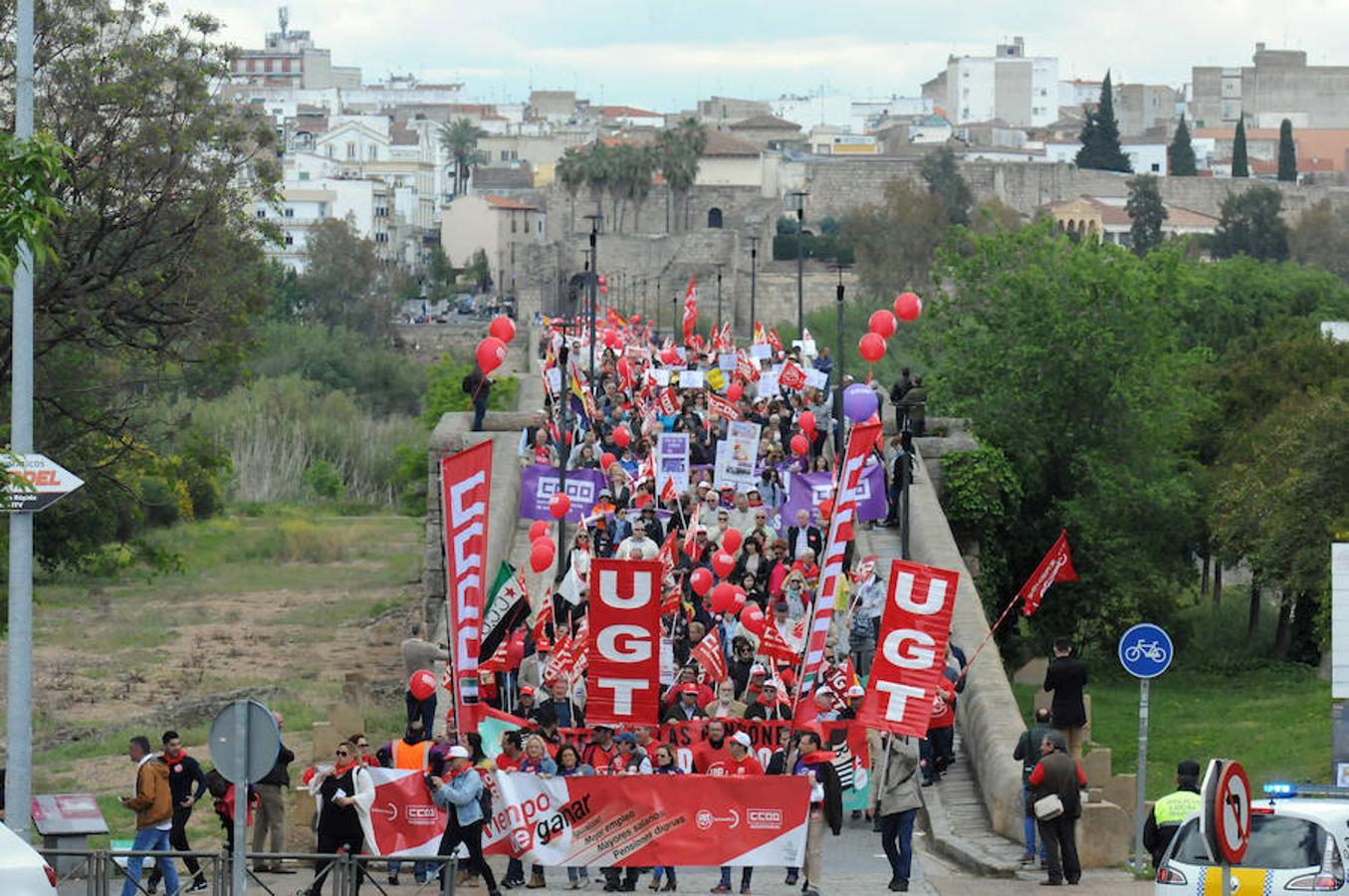 Manifestación del Primero de Mayo en Mérida