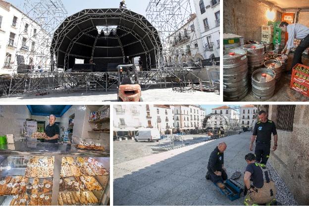 Cáceres se prepara para acoger a miles de personas en el Womad