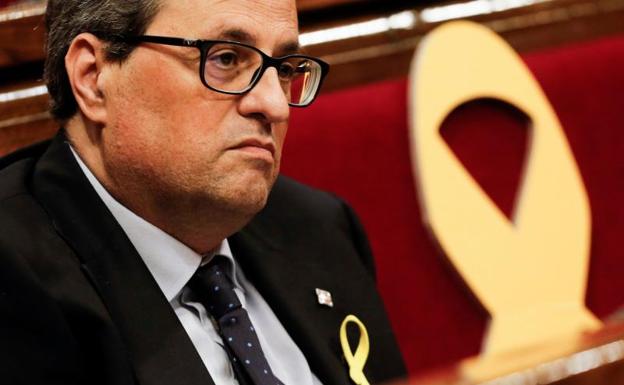 Torra no supera la primera votación en el Parlament