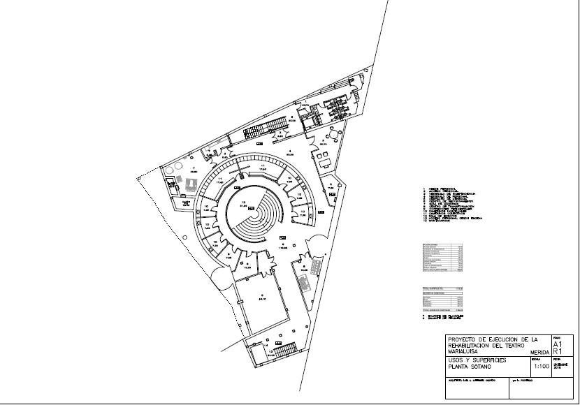 Proyecto de rehabilitación del Teatro María Luisa de Mérida