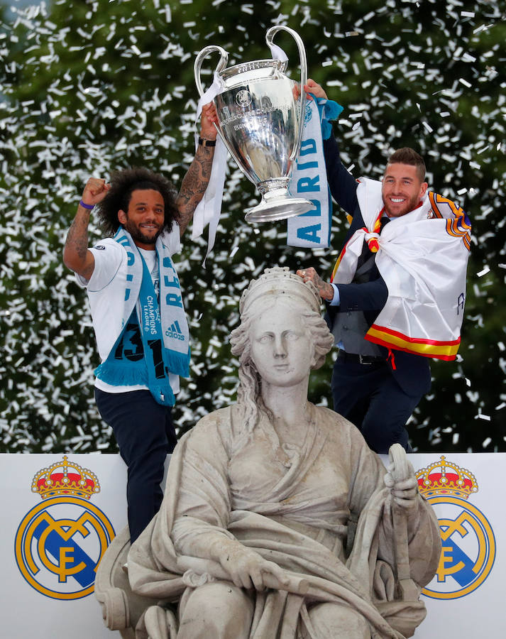 Las mejores imágenes de la celebración del Real Madrid
