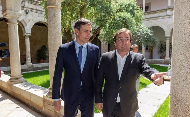 Fernández Vara: «El tiempo irá diciendo la duración de la legislatura»