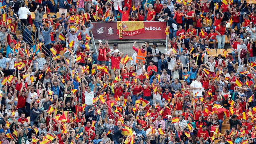 Las mejores imágenes del España-Suiza