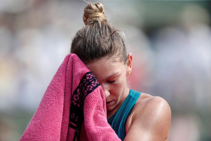 Las mejores imágenes de la final entre Halep y Stephens