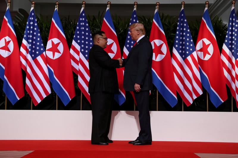 El histórico encuentro de Trump y Kim Jong-un, en imágenes
