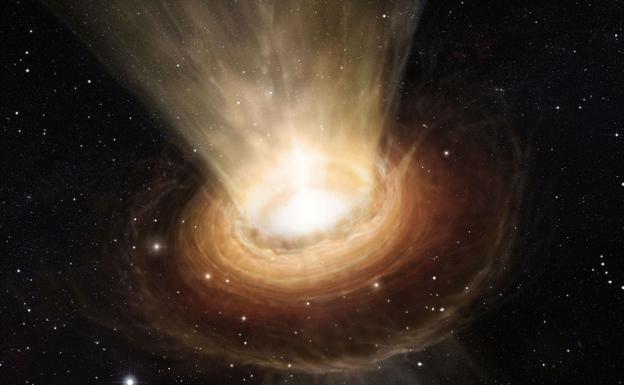 Científicos del CSIC observan por primera vez la erupción de un agujero negro al destruir una estrella