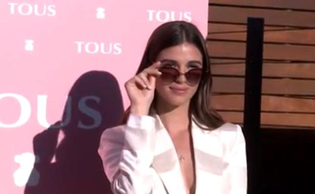 Sandra Gago, feliz junto a Feliciano López