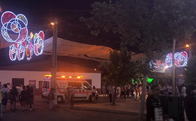 Cruz Roja atiende a 83 personas, 6 de una reyerta, en el segundo día de la Feria de Badajoz
