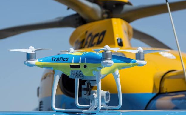 Cinco drones de Tráfico vigilarán las carreteras este verano