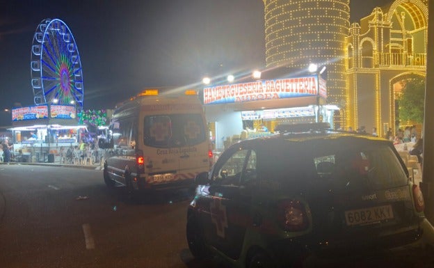 Cruz Roja realiza 22 asistencias en la noche del viernes en el ferial de Badajoz