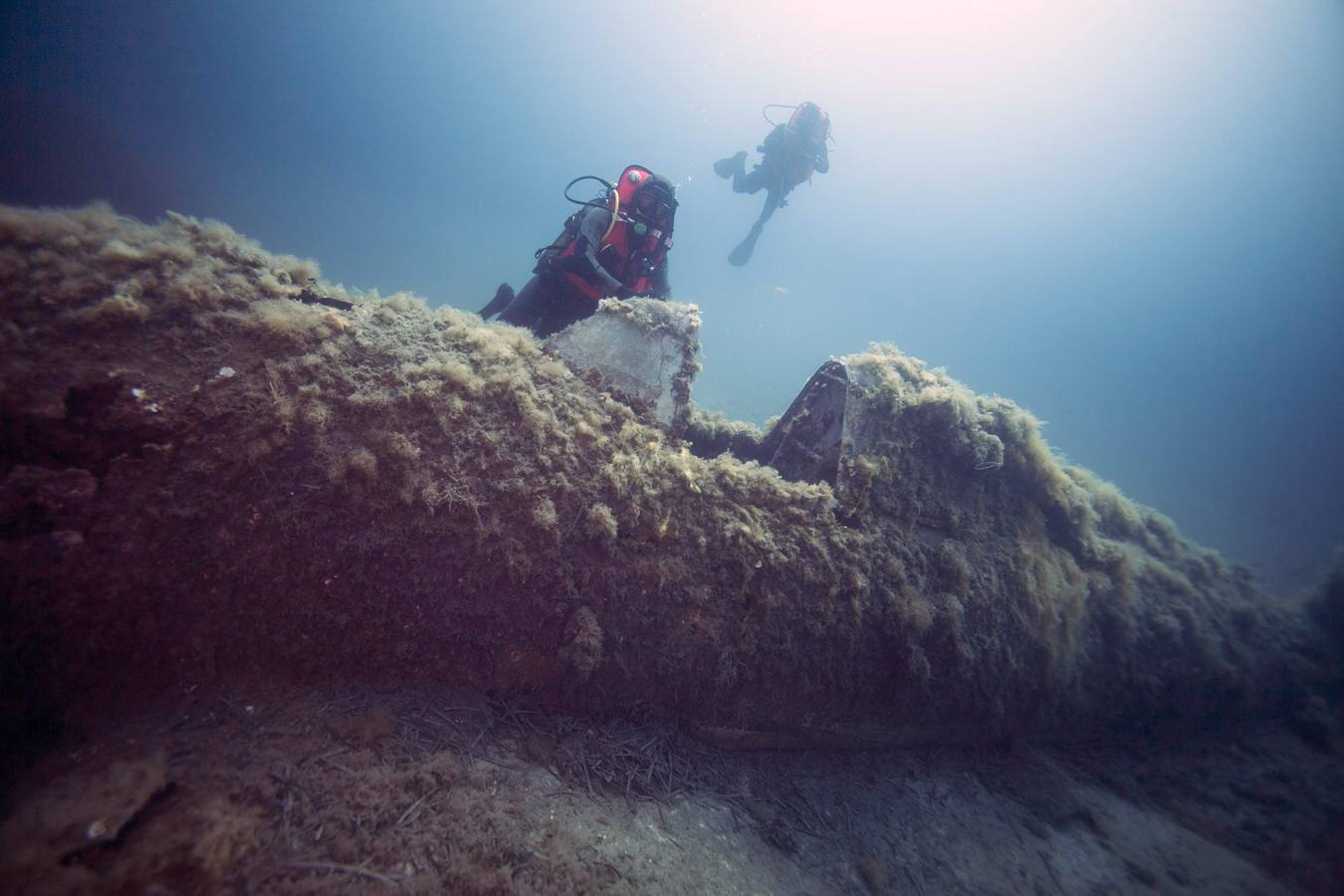 Naufragio de un P47 Thunderbolt