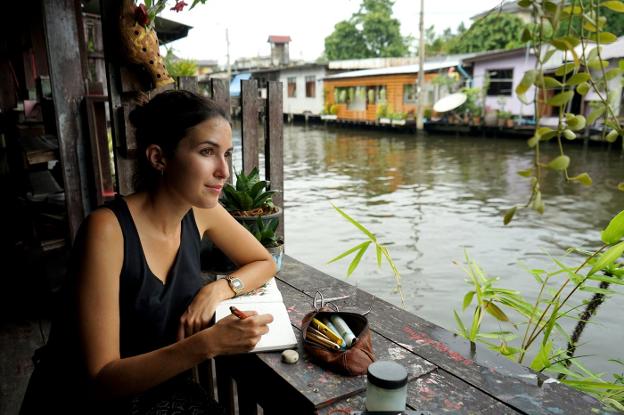 Alicia Aradilla, la aventurera que dibuja el mundo