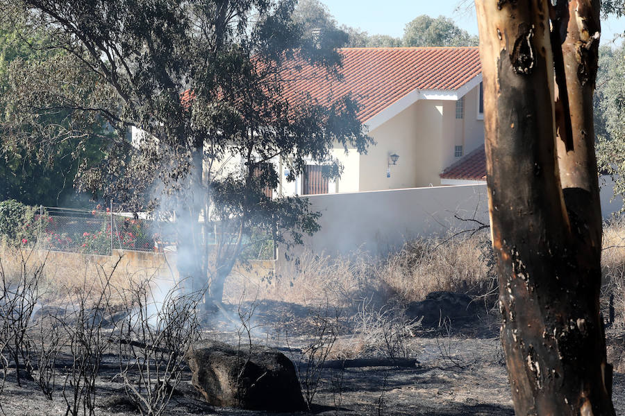 Incendio en el embalse de Proserpina