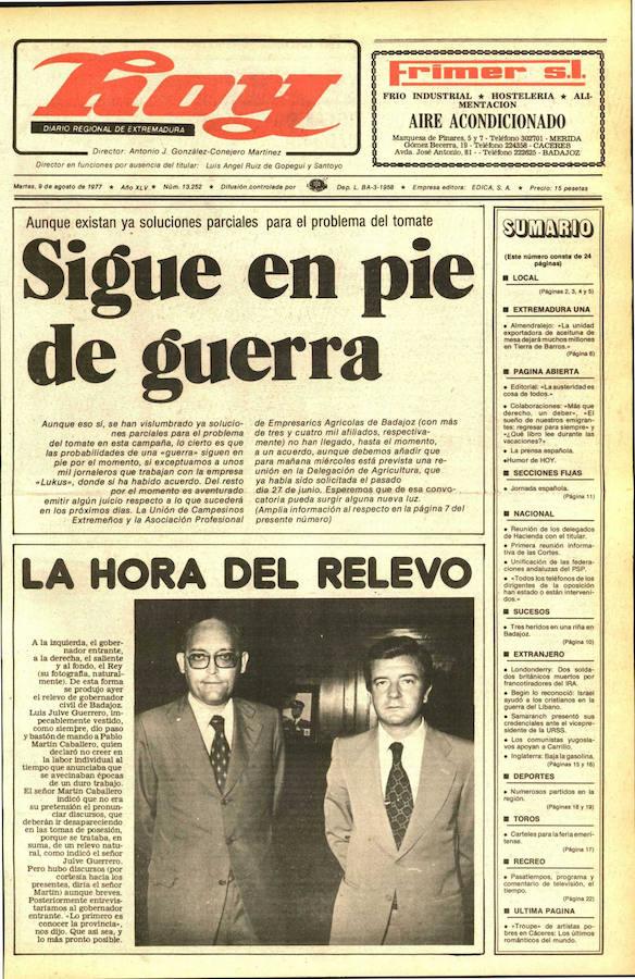 HOY lo contó un 9 de agosto