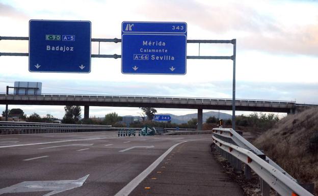Un conductor «despistado» circula por la autovía A-5 en sentido contrario desde Mérida a Talavera