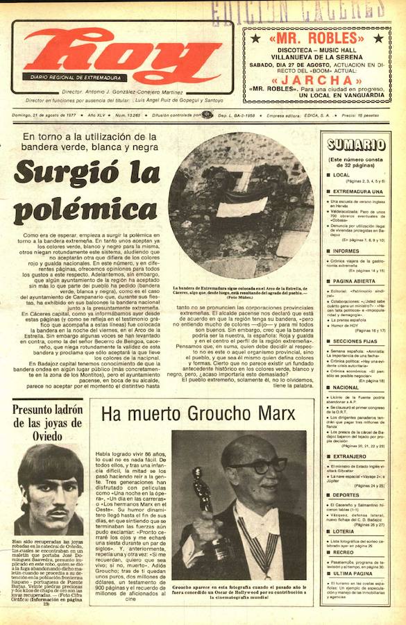 HOY LO CONTÓ UN 21 DE AGOSTO