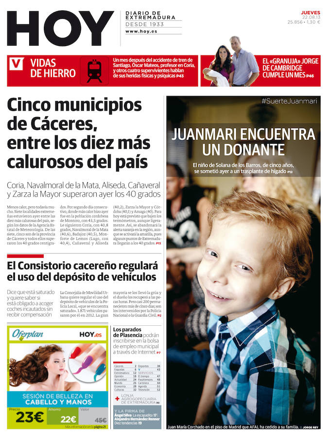 HOY LO CONTÓ UN 22 DE AGOSTO