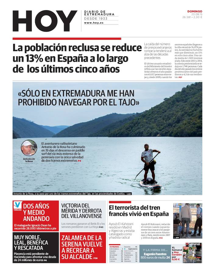 HOY LO CONTÓ UN 23 DE AGOSTO