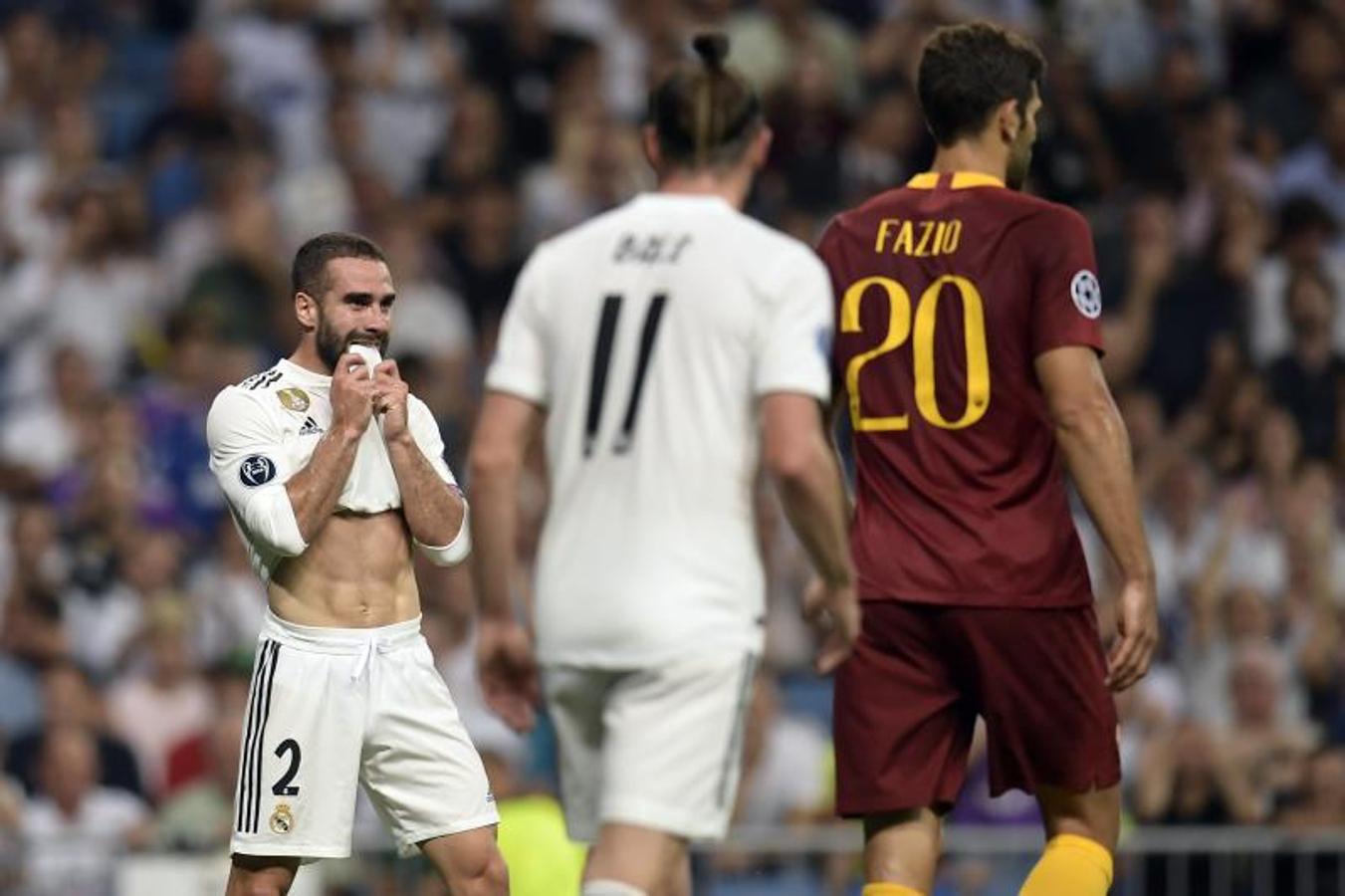 El Real Madrid-Roma, en imágenes