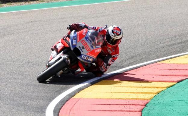 Jorge Lorenzo: «Ha sido una 'pole' mucho más difícil que la de Misano»