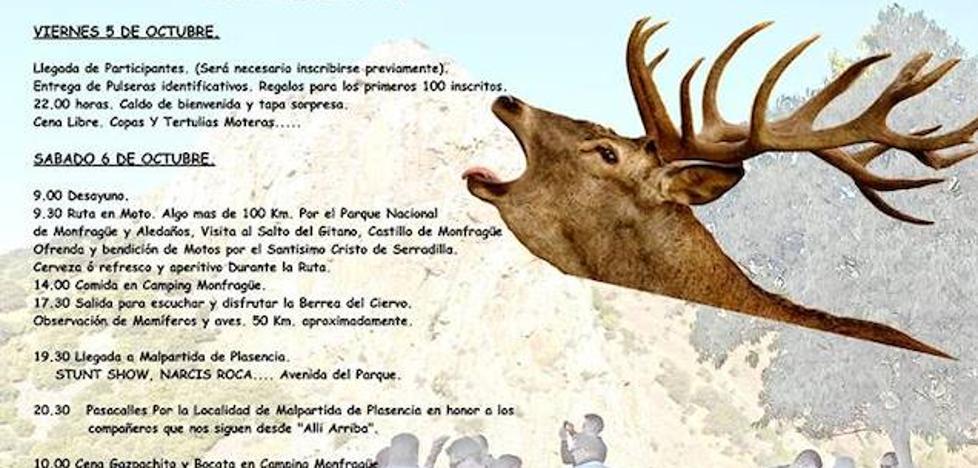 VII Encuentro motero Berrea en Monfragüe