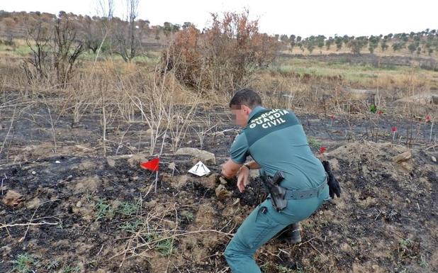 Investigan a un vecino de Hornachos por un incendio que calcinó 335 hectáreas