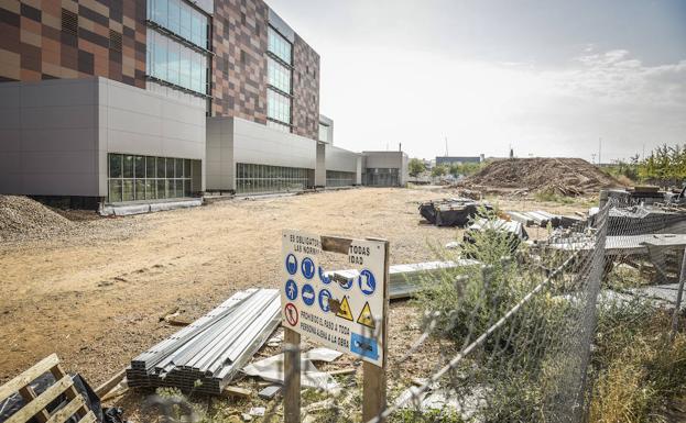Las obras del nuevo Palacio de Justicia de Badajoz cumplen su segundo mes sin actividad