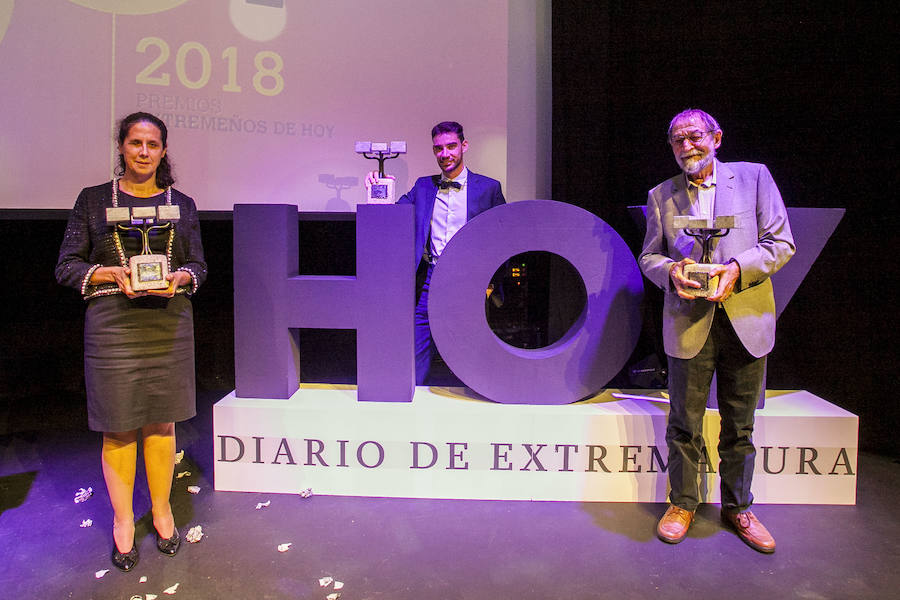 Álvaro Martín, Ana Peláez y Pablo Guerrero, Extremeños de HOY 2018