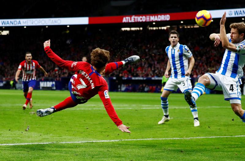 Las mejores imágenes del Atlético - Real Sociedad
