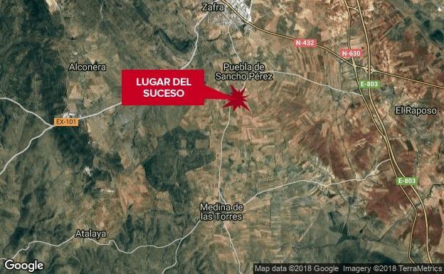 Herido grave un hombre de 60 años tras ser atropellado en Puebla de Sancho Pérez