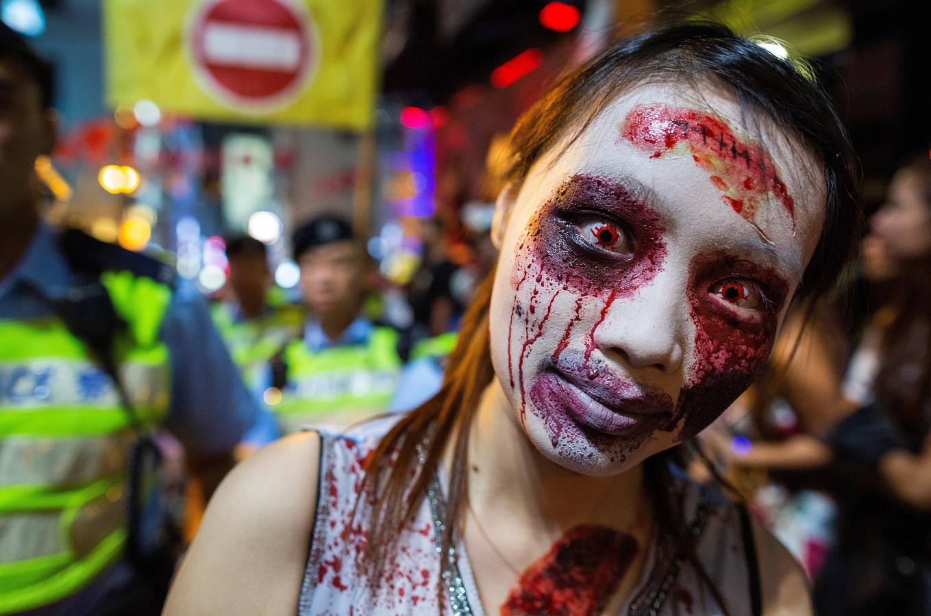 Celebraciones por Halloween en Hong Kong