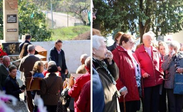 Dan sepultura a los cadáveres de 17 represaliados recuperados de una fosa común en Feria