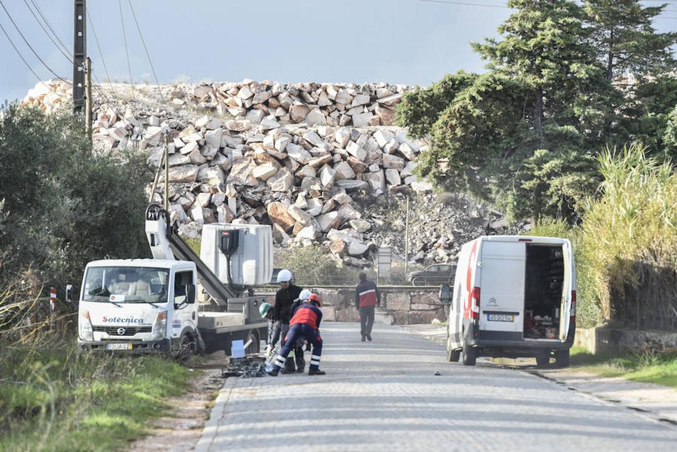 Al menos dos muertos al colapsar una carretera entre Borba y Vila Viçosa
