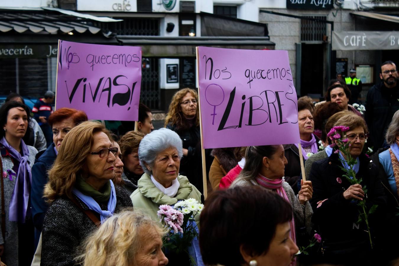 Jerez se suma al morado al grito de 'ni una más'