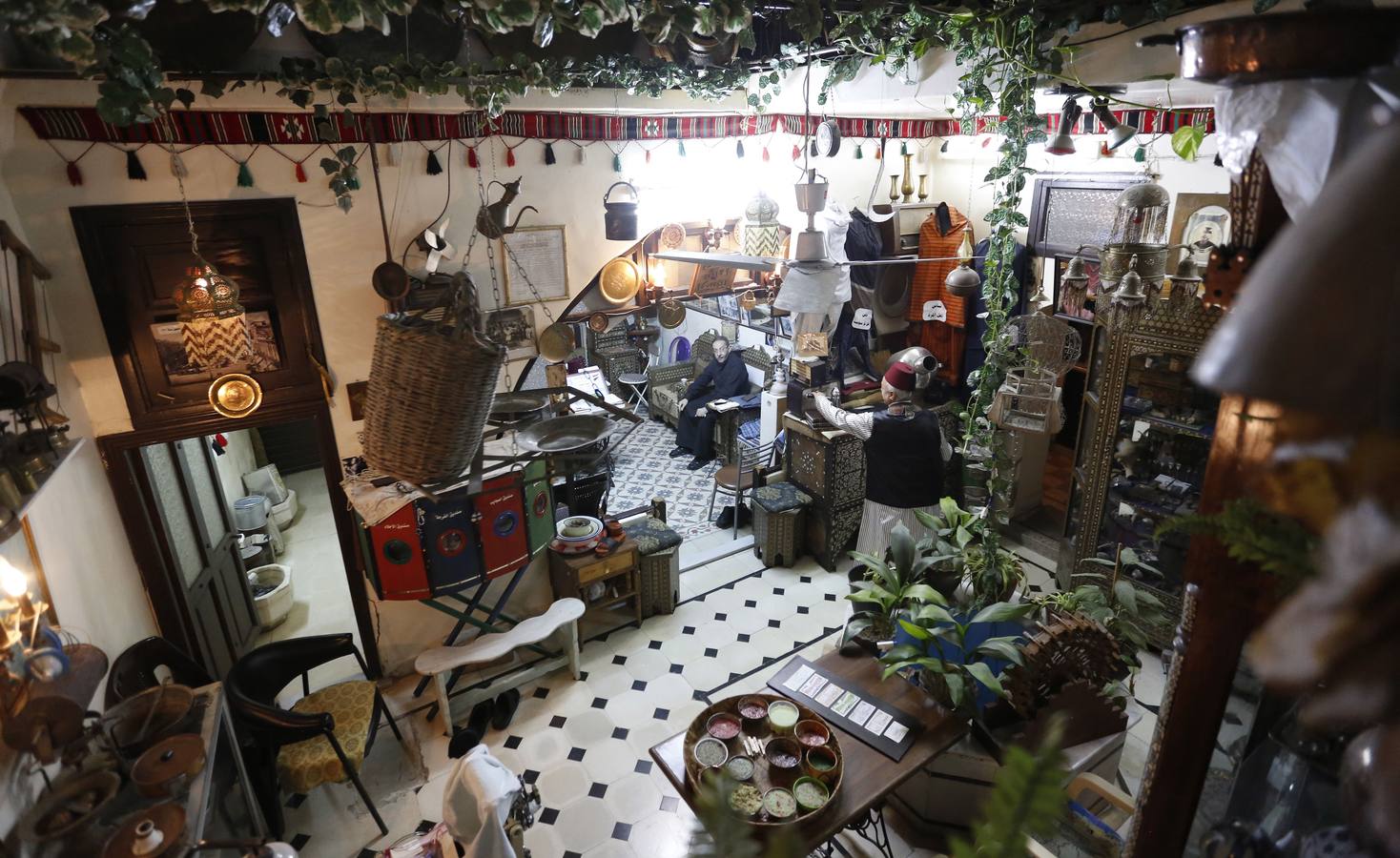Museo de antigüedades en el barrio de al-Qanawat de Damasco