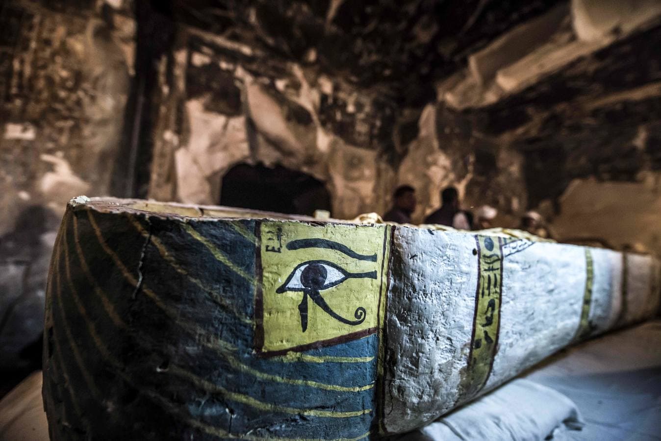 Descubren un sarcófago intacto en Luxor