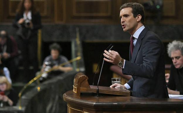 Casado denuncia ante sus socios europeos la «inacción» de Sánchez en Cataluña