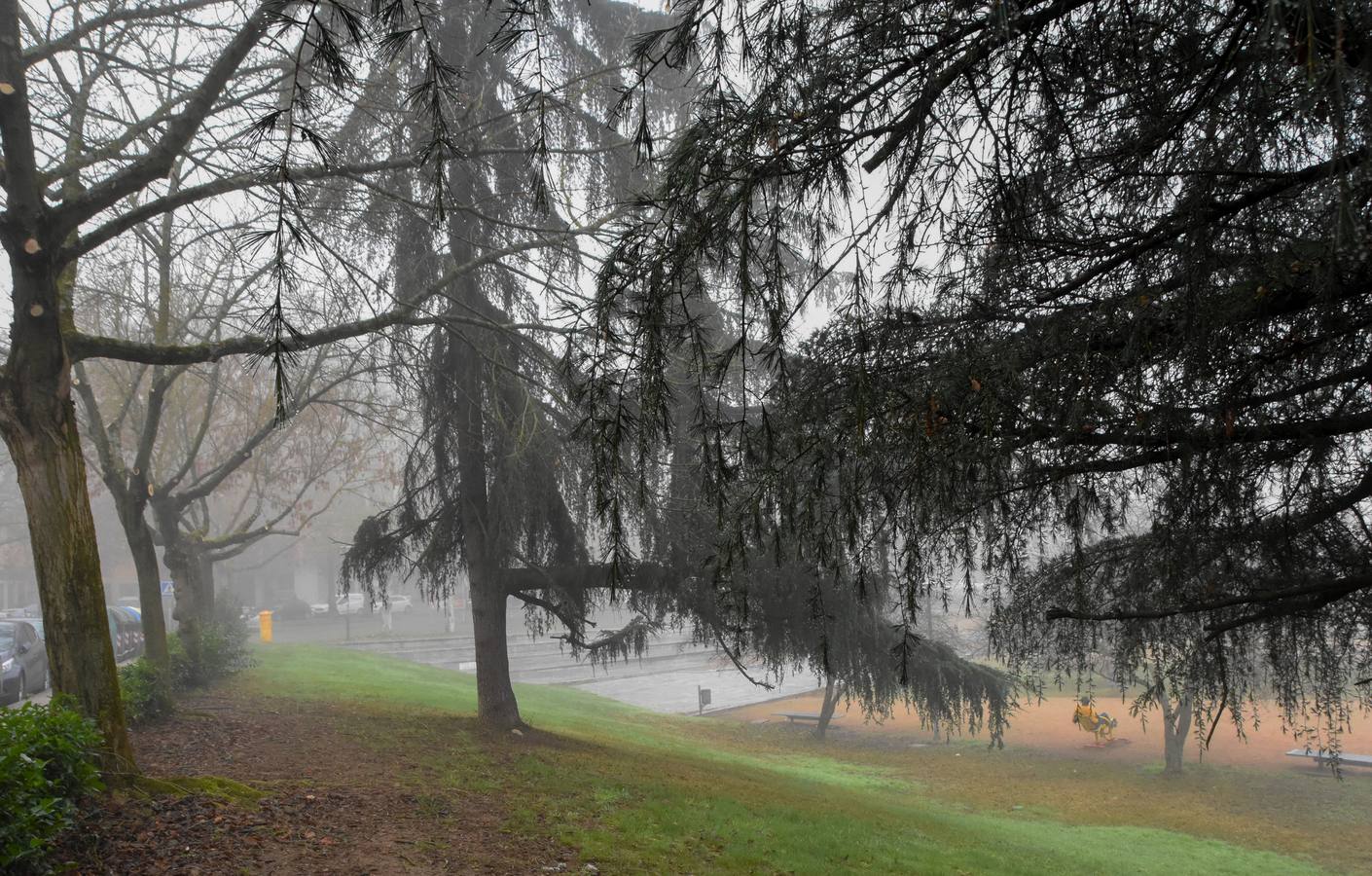 La niebla vuelva a Badajoz