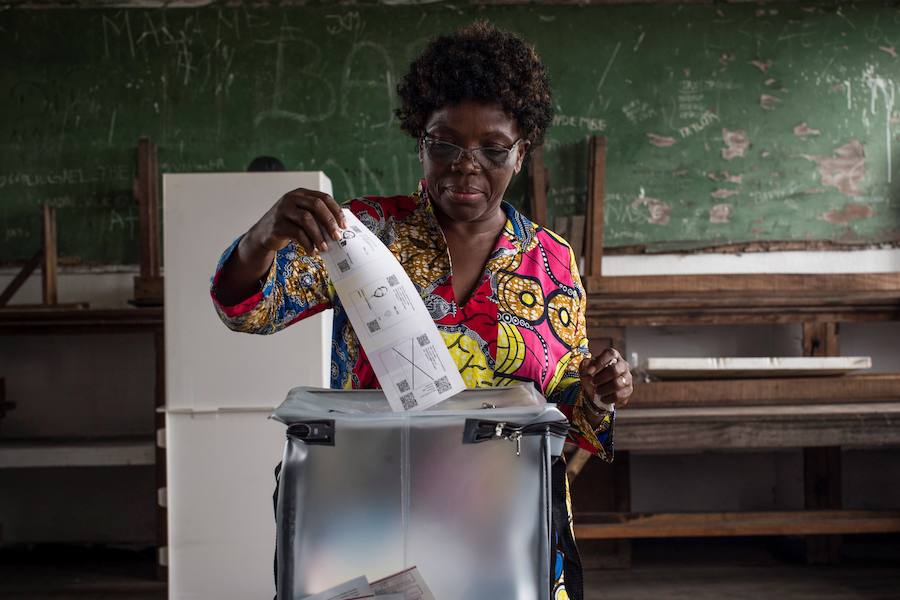 Imágenes de la jornada electoral en RD Congo