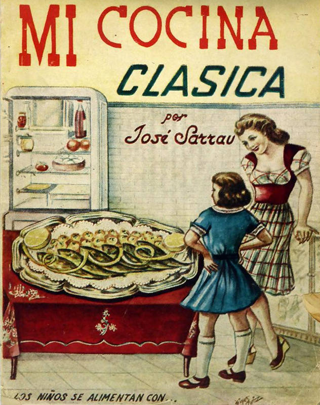 Libros antiguos de cocina infantil