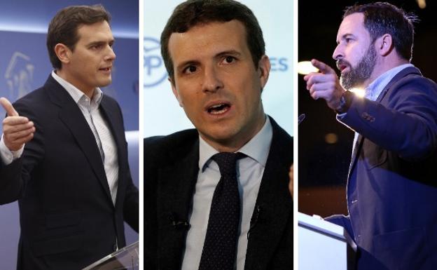 PP, Ciudadanos y Vox llaman a la movilización este domingo contra la «alta traición» de Sánchez