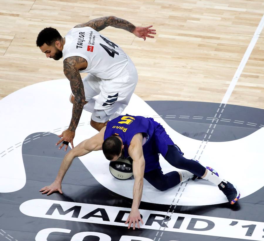 Final de Copa del Rey baloncesto: Barcelona-Real Madrid, en imágenes