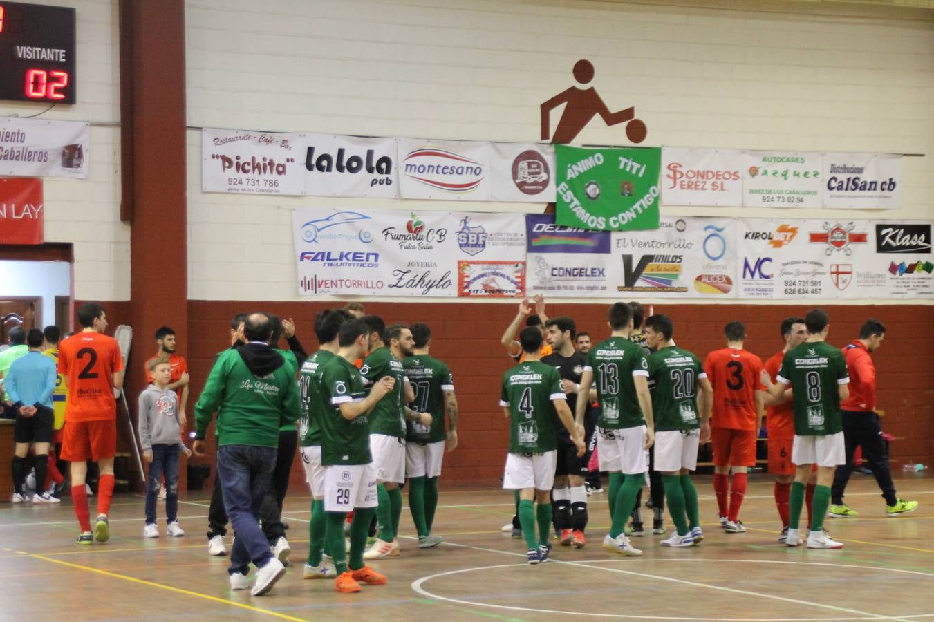 Victoria del Jerez Futsal ante el Bujalance en los minutos finales