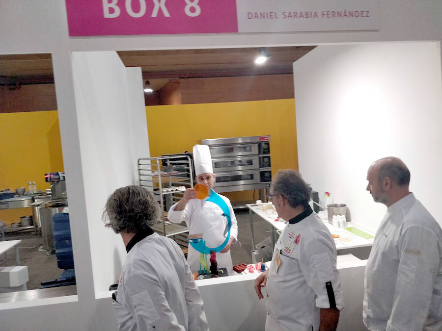 Trabajo realizado por Daniel Sarabia en el campeonato para elegir al Mejor Maestro Pastelero Artesano de España