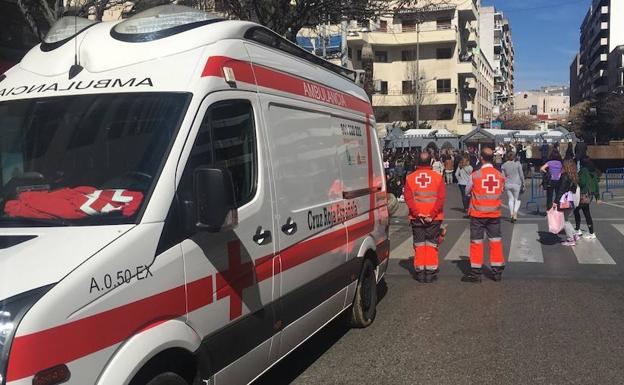 Cruz Roja realiza 117 asistencias en el desfile de comparsas del Carnaval de Badajoz