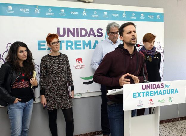 Cuatro partidos forman la coalición Unidas Podemos para las autonómicas