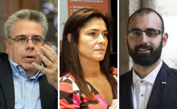 Ignacio Sánchez Amor, Leonor Martínez Pereda y José Ángel Calle, en la lista del PSOE para Europa