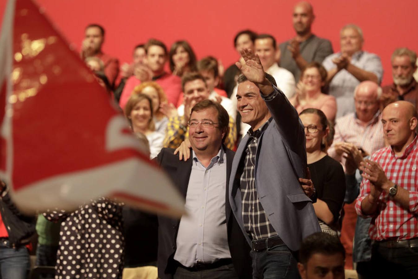 Acto político de Pedro Sánchez en Cáceres