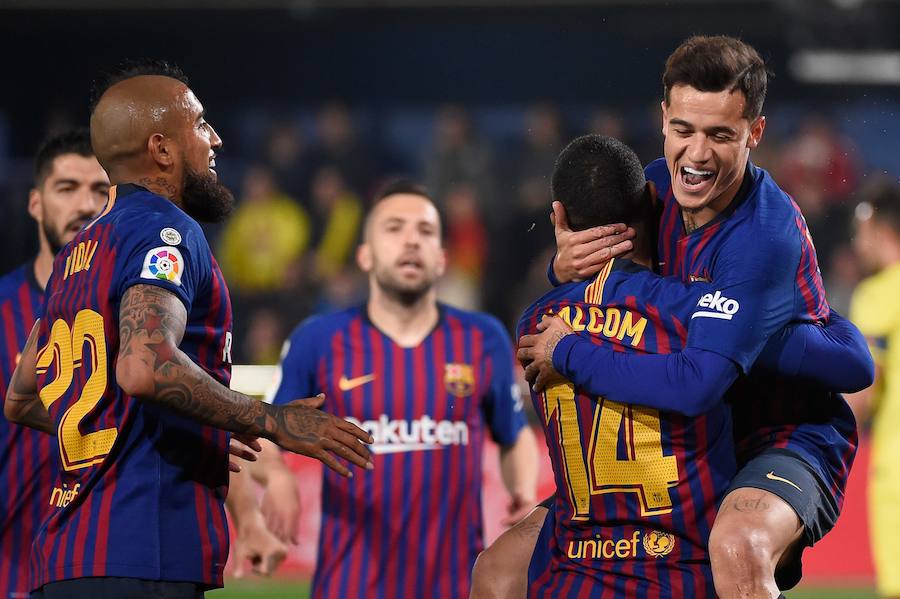 Las mejores imágenes del Villarreal-Barcelona