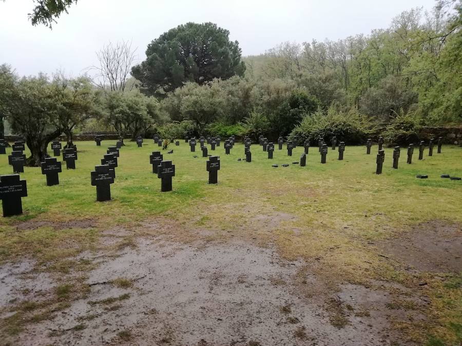 Vandalismo en el cementerio alemán de Cuacos de Yuste